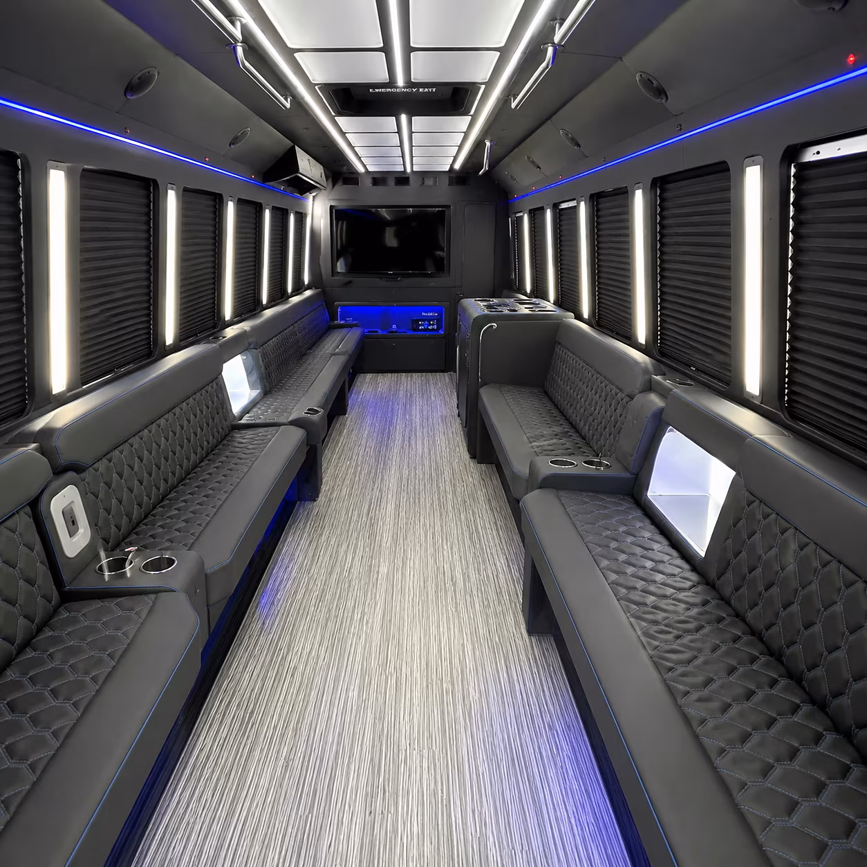 hamilton concert party bus rental