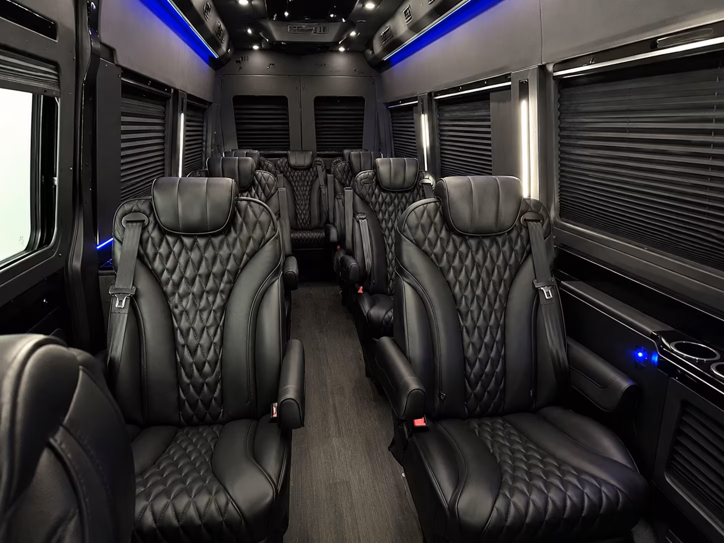 hamilton corporate event transportation onboard seating