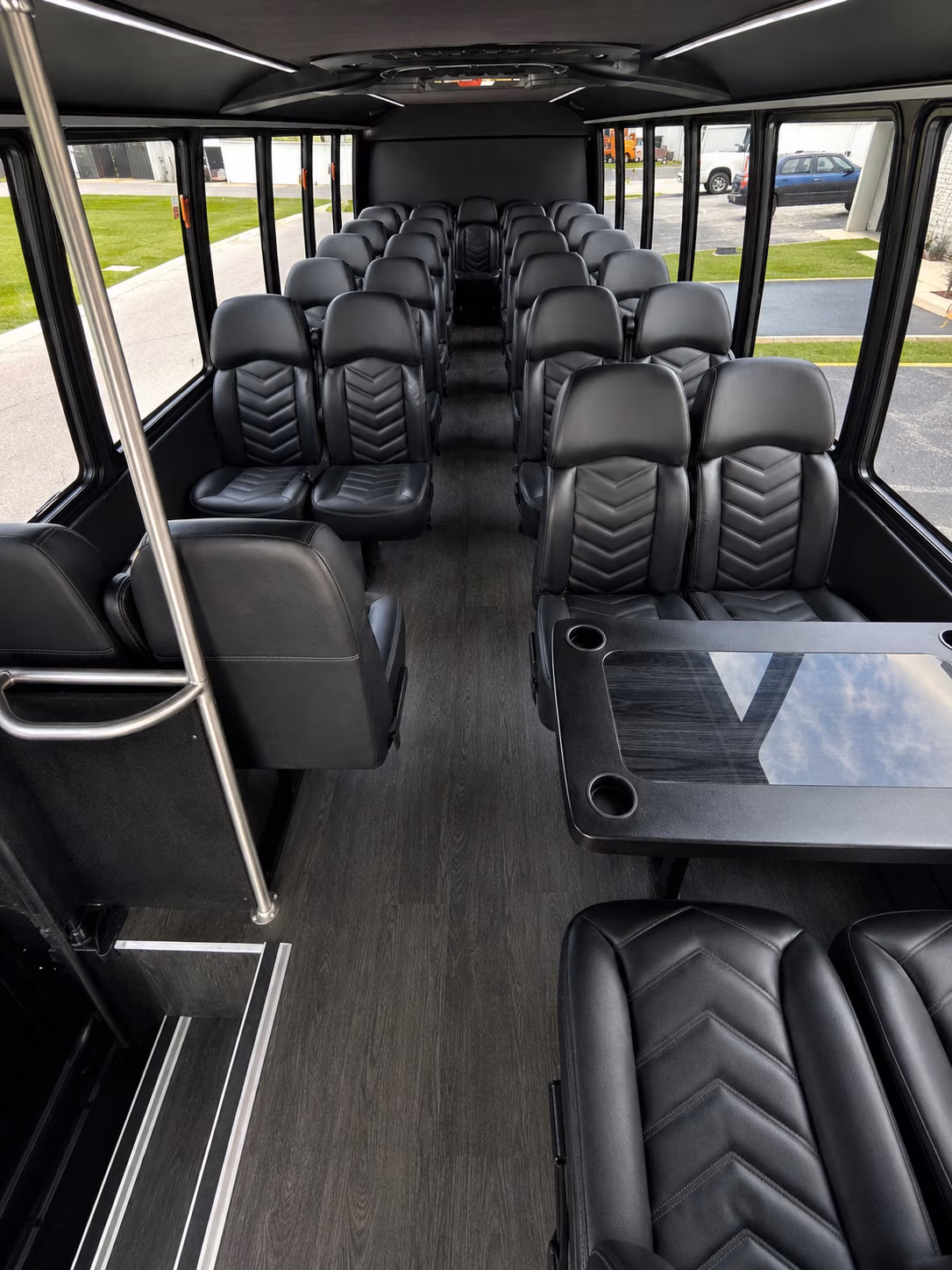 hamilton religious group transportation onboard seating