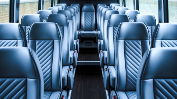 28 passenger minibus inside cherry hill